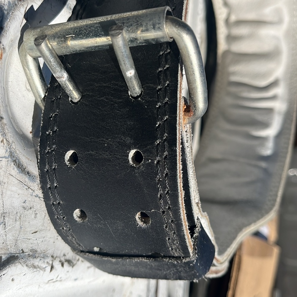Gold’s Gym Leather Padded Weight Belt